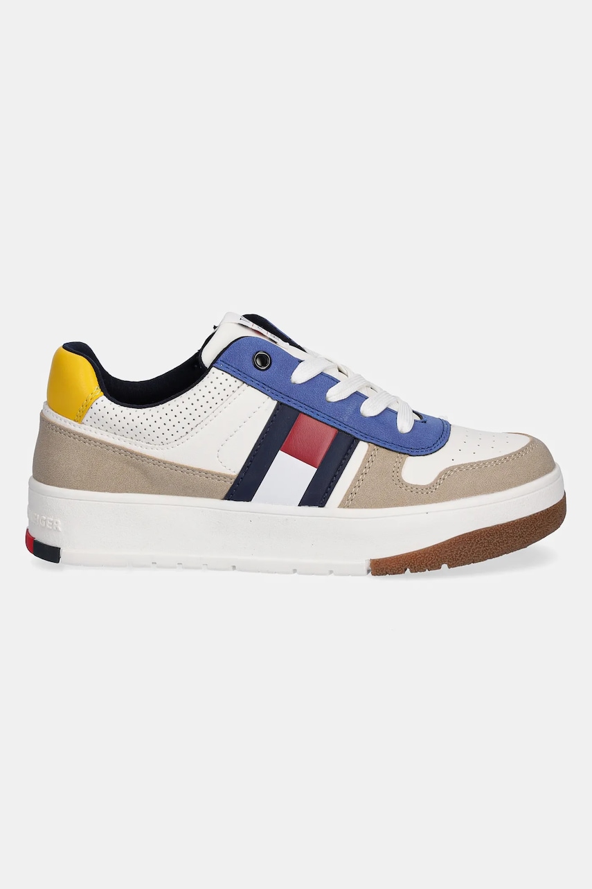 Детские кроссовки Tommy Hilfiger цвет бежевый T3X9-34096 Детские кроссовки Tommy Hilfiger цвет бежевый T3X9-34096