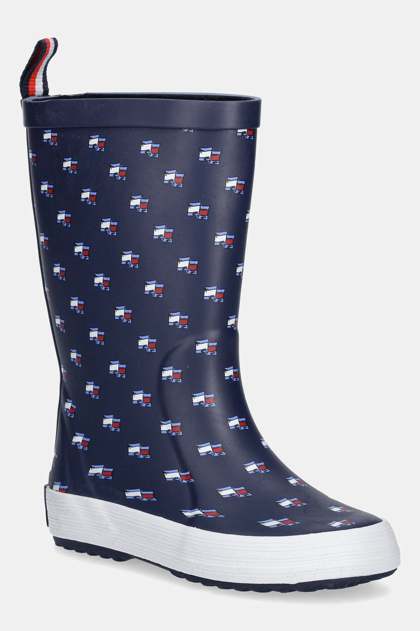 

Детски гумени ботуши Tommy Hilfiger в тъмносиньо T3XC-33922, Тъмносин