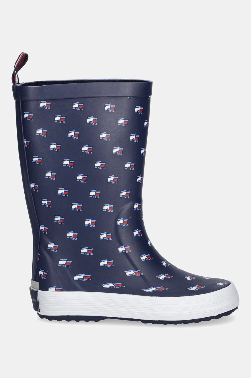 Детские резиновые сапоги Tommy Hilfiger цвет синий T3XC-33922