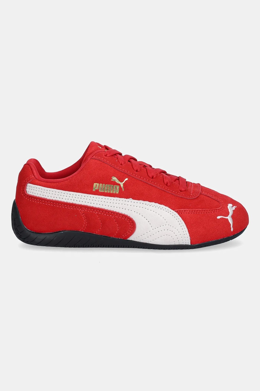 Замшевые кроссовки Puma Speedcat OG Jr цвет жёлтый 401698 Замшевые кроссовки Puma Speedcat OG Jr цвет жёлтый 401698