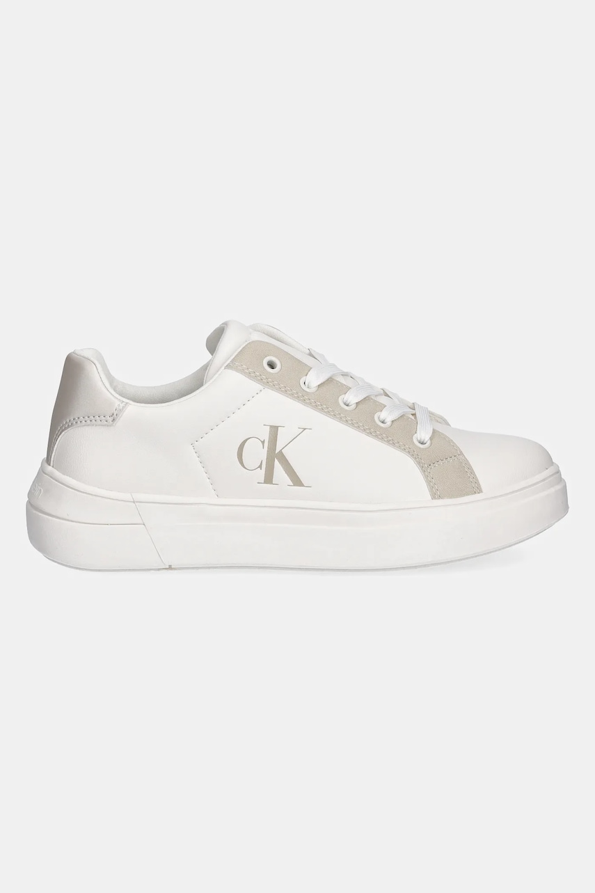 Детские кроссовки Calvin Klein Jeans цвет белый V3X9-83166 Детские кроссовки Calvin Klein Jeans цвет белый V3X9-83166