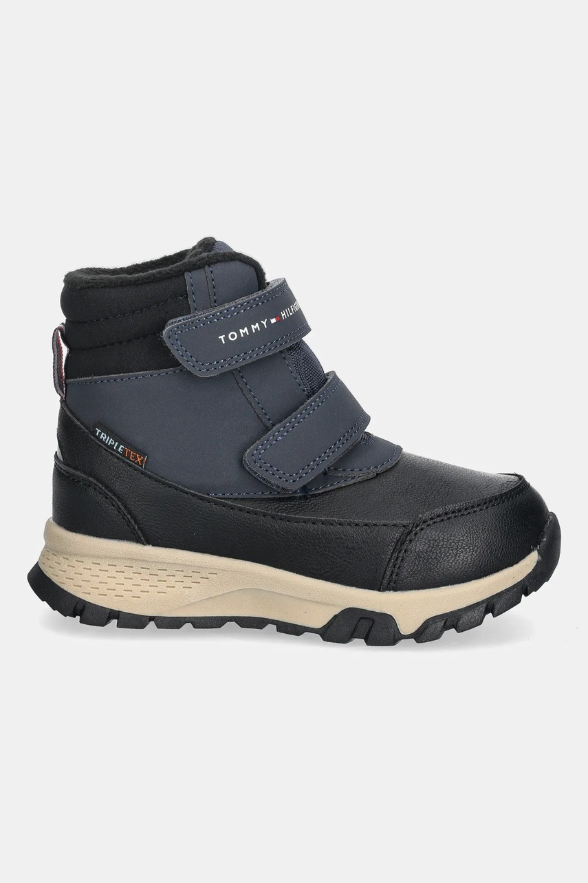 Детские зимние сапоги Tommy Hilfiger цвет синий T1X5-34134