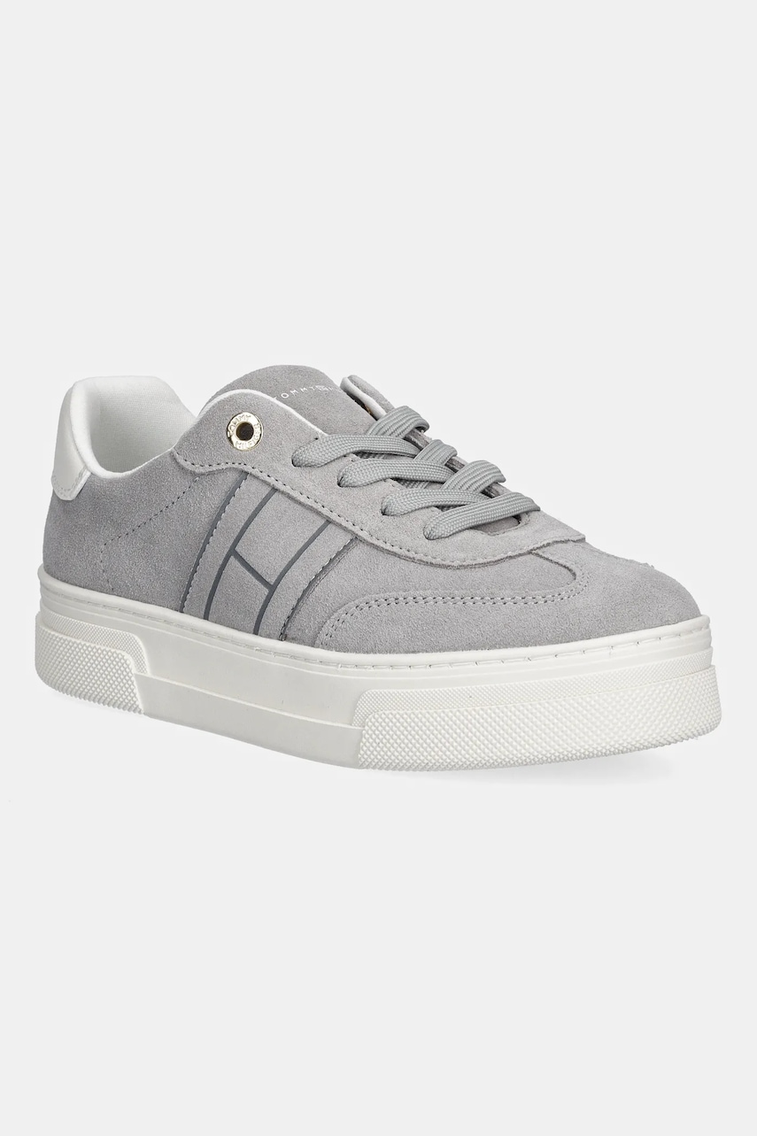 Levně Dětské tenisky Tommy Hilfiger šedá barva, T3A9-33988