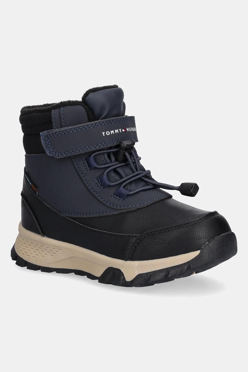 Levně Dětské zimní boty Tommy Hilfiger tmavomodrá barva, T3X5-34135