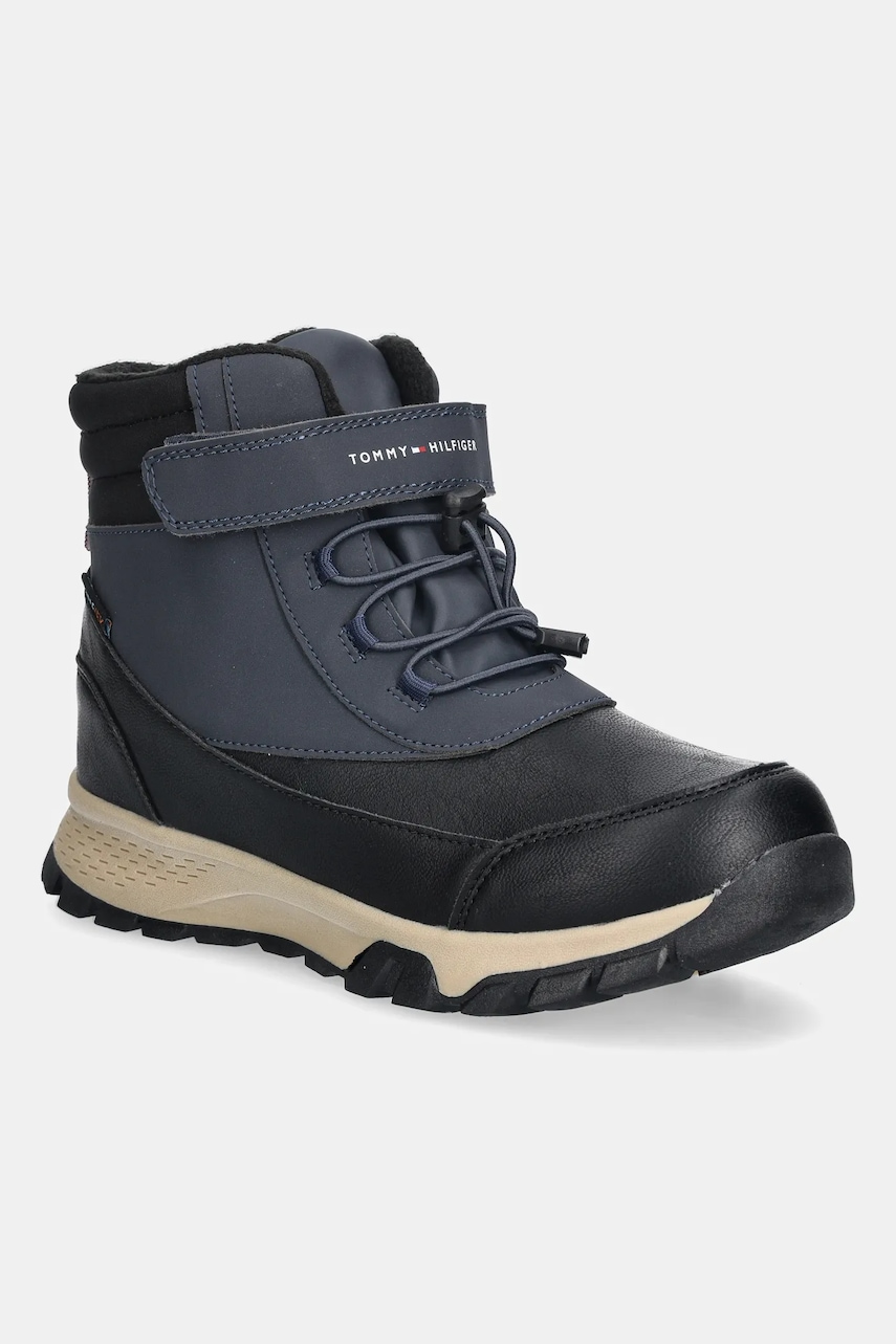 Levně Dětské zimní boty Tommy Hilfiger tmavomodrá barva, T3X5-34135