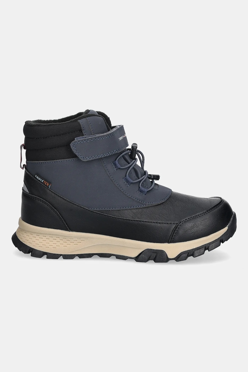 Детские зимние сапоги Tommy Hilfiger цвет синий T3X5-34135 Детские зимние сапоги Tommy Hilfiger цвет синий T3X5-34135