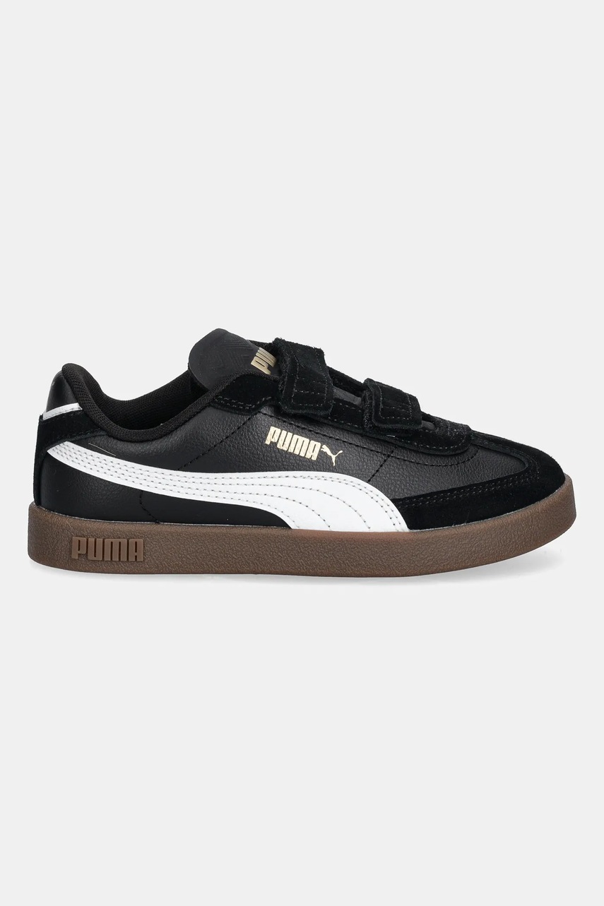 Детские кроссовки Puma Puma Club II Era V PS цвет чёрный 402307 Детские кроссовки Puma Puma Club II Era V PS цвет чёрный 402307