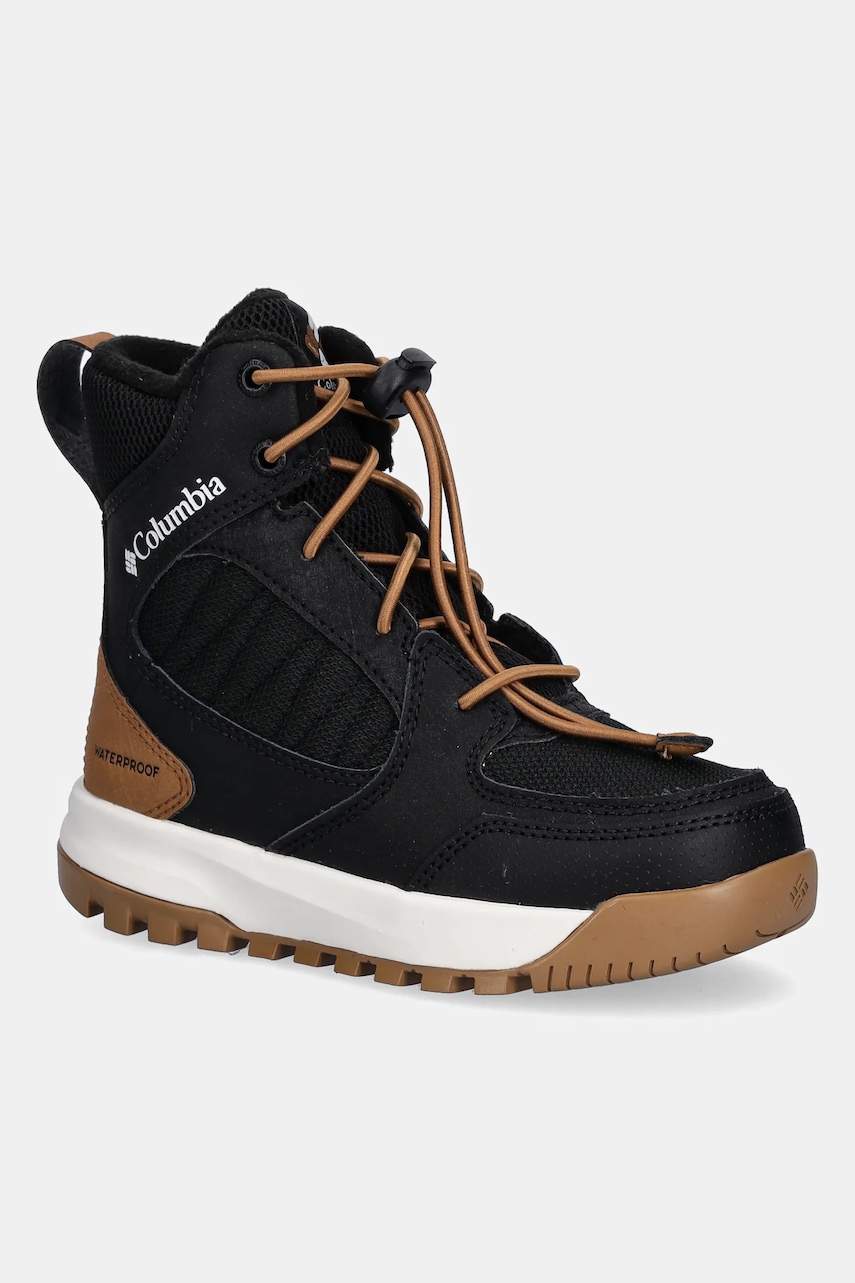 Columbia cizme de iarnă pentru copii YOUTH PORTLANDER culoarea negru, 2078901