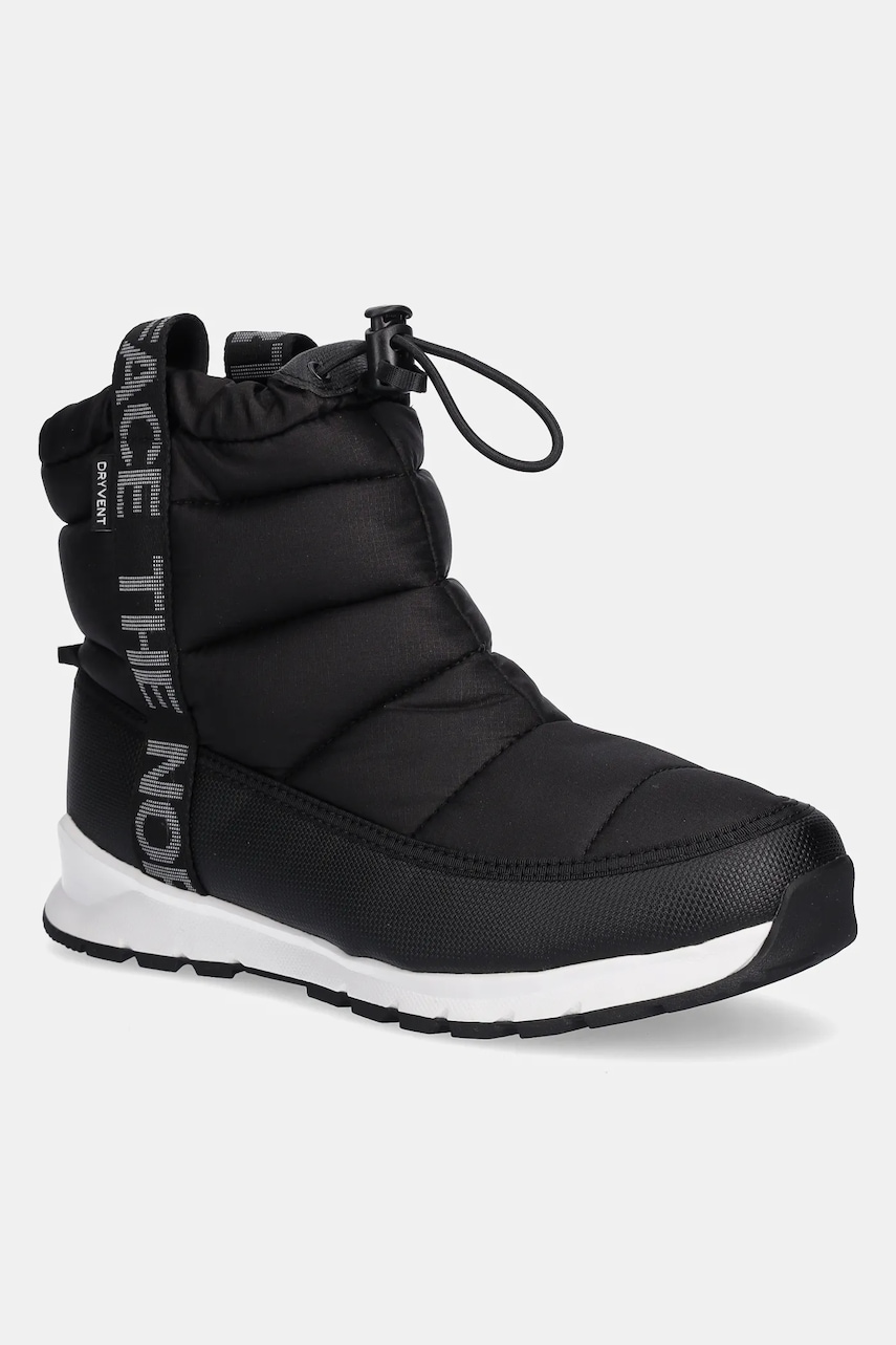 The North Face cizme de iarnă copii Y THERMOBALL PULL-ON WP culoarea negru, NF0A5LXJKY41