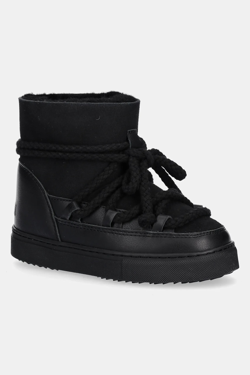 Inuikii cizme de zăpadă din piele întoarsă CLASSIC culoarea negru, 3001.003.0022
