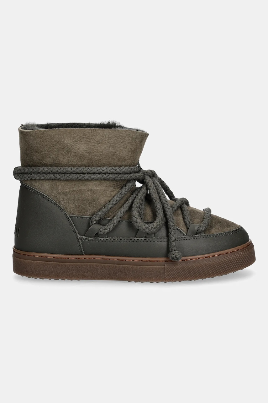 Кожаные сапоги Inuikii CLASSIC цвет зелёный 3001.003.0022 Кожаные сапоги Inuikii CLASSIC цвет зелёный 3001.003.0022