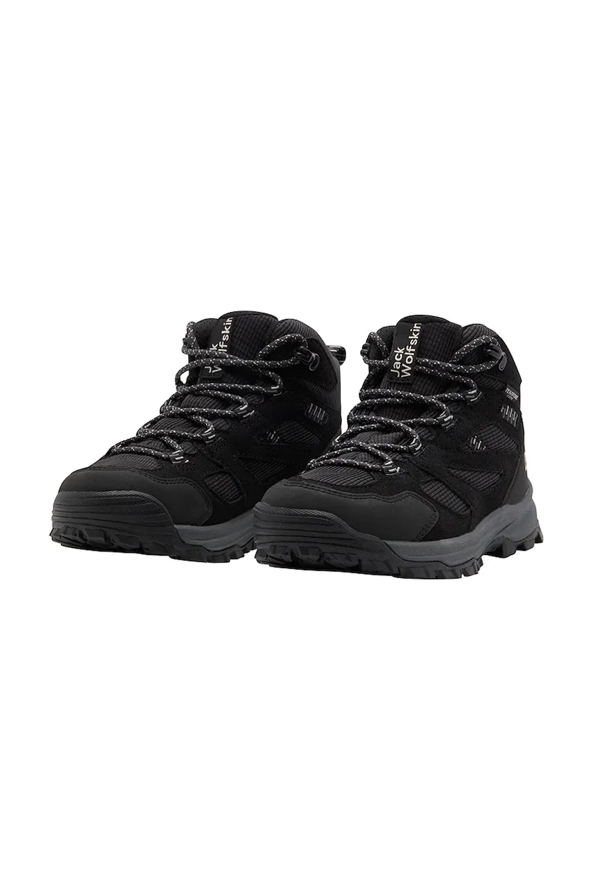 Детские ботинки Jack Wolfskin VOJO TOUR TEXAPORE MID цвет чёрный A64104 Детские ботинки Jack Wolfskin VOJO TOUR TEXAPORE MID цвет чёрный A64104