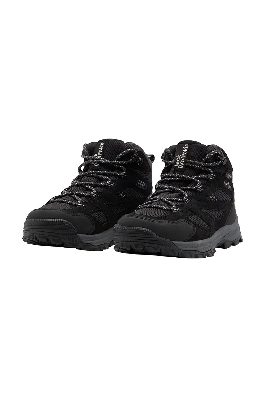 Детские ботинки Jack Wolfskin VOJO TOUR TEXAPORE MID K цвет чёрный A64104 Детские ботинки Jack Wolfskin VOJO TOUR TEXAPORE MID K цвет чёрный A64104