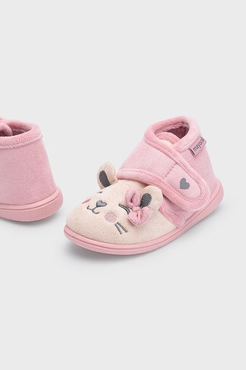 Детские тапки Mayoral цвет розовый 44619