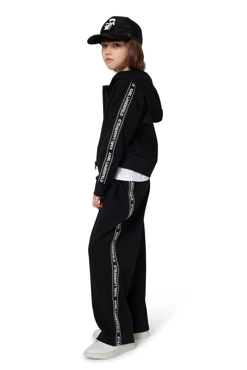 Παιδικά δερμάτινα sneakers Karl Lagerfeld φωτογραφία