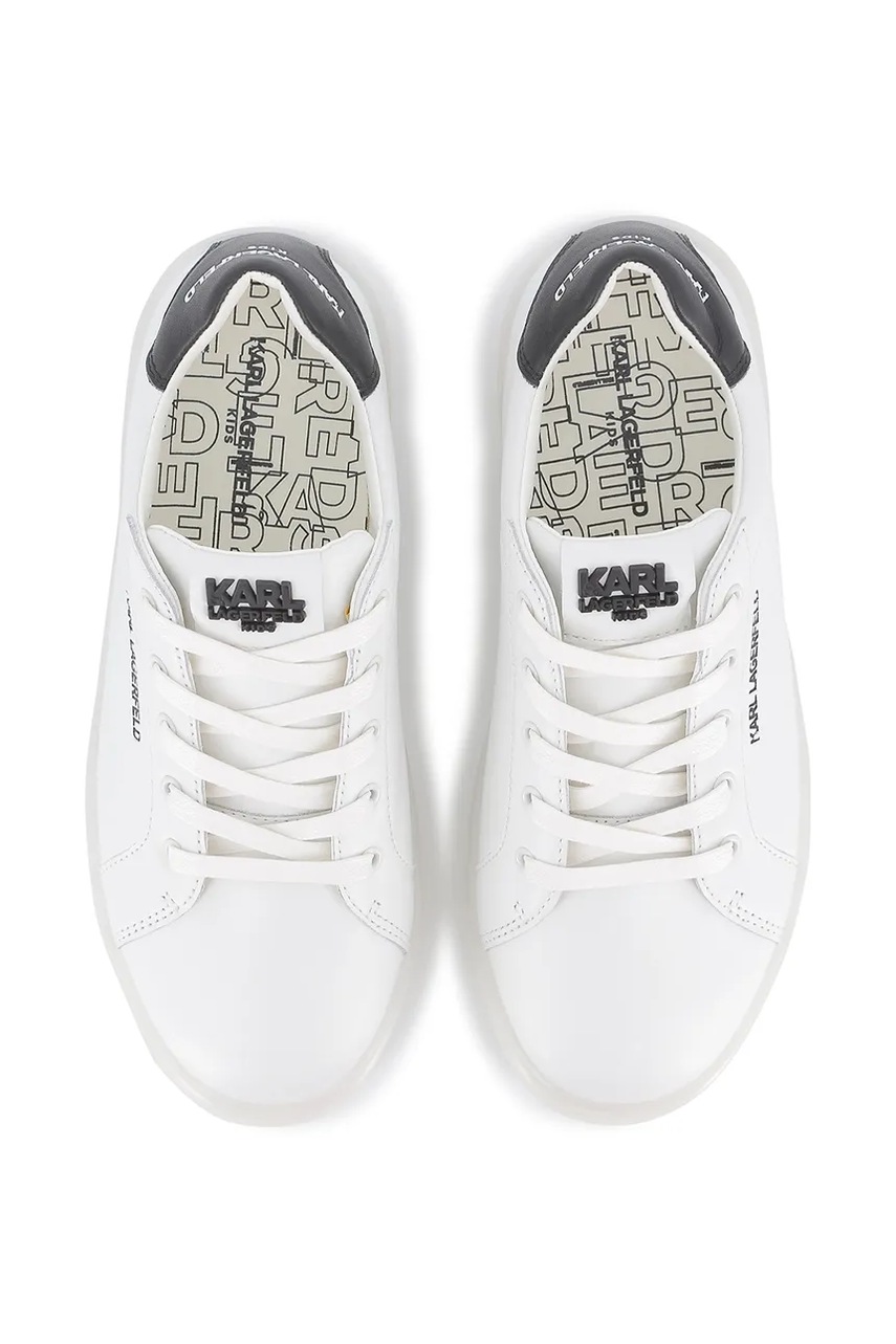 Παιδικά δερμάτινα sneakers Karl Lagerfeld φωτογραφία