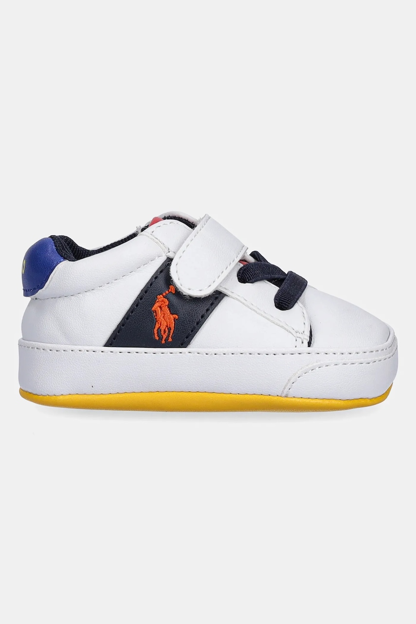 Обувь для новорождённых Polo Ralph Lauren RYLEY PS LAYETTE цвет белый RL03391101 Обувь для новорождённых Polo Ralph Lauren RYLEY PS LAYETTE цвет белый RL03391101