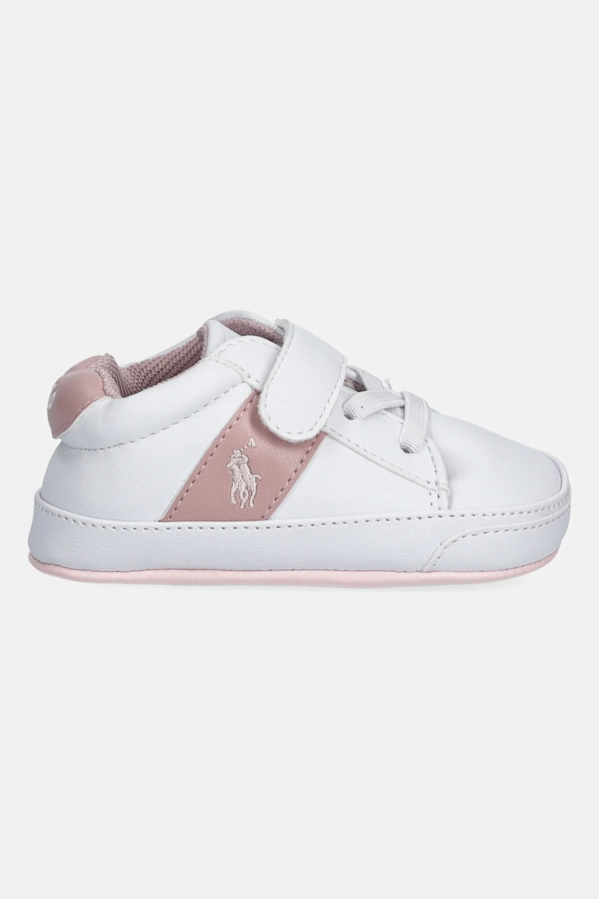 Обувь для новорождённых Polo Ralph Lauren RYLEY PS LAYETTE цвет белый RL03391102 Обувь для новорождённых Polo Ralph Lauren RYLEY PS LAYETTE цвет белый RL03391102