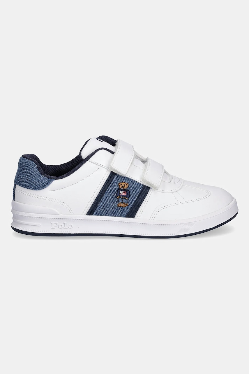 Детские кроссовки Polo Ralph Lauren HERITAGE COURT III T-TOE EZ цвет белый RL03447101 Детские кроссовки Polo Ralph Lauren HERITAGE COURT III T-TOE EZ цвет белый RL03447101