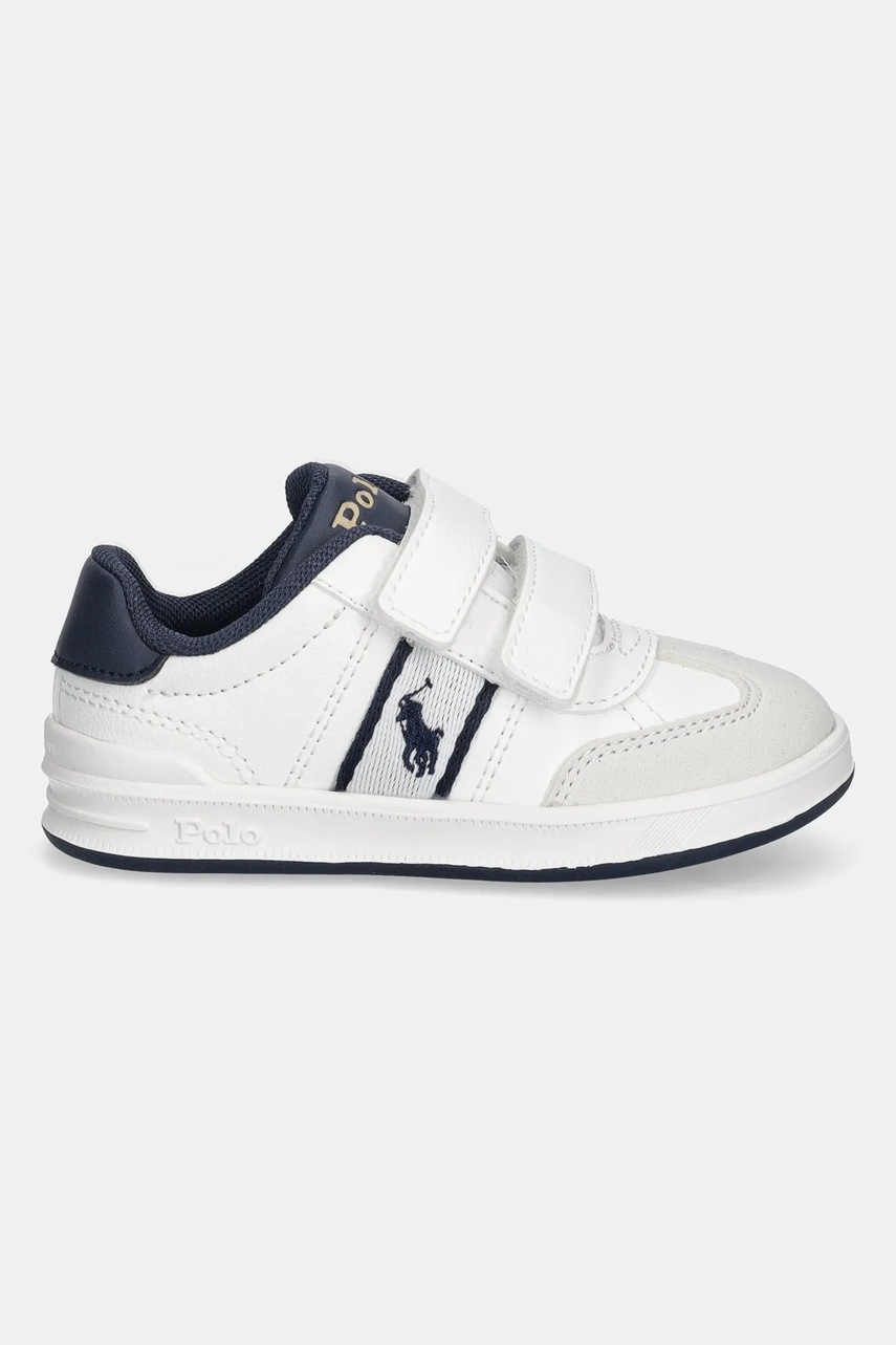 Детские кроссовки Polo Ralph Lauren HERITAGE COURT III T-TOE EZ цвет белый RL03360102 Детские кроссовки Polo Ralph Lauren HERITAGE COURT III T-TOE EZ цвет белый RL03360102