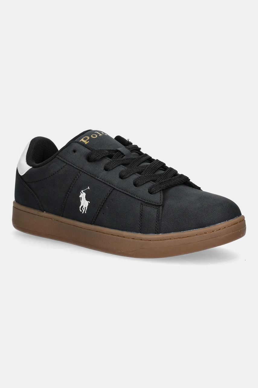 Levně Dětské tenisky Polo Ralph Lauren KNOLLAN černá barva, RL03381001