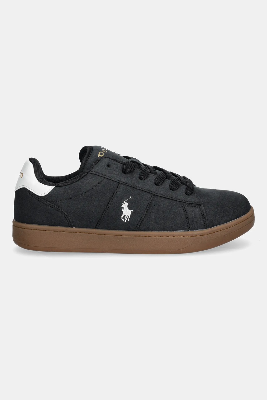 Детские кроссовки Polo Ralph Lauren KNOLLAN цвет чёрный RL03381001 Детские кроссовки Polo Ralph Lauren KNOLLAN цвет чёрный RL03381001
