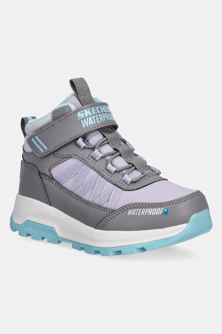 Skechers cizme de iarnă pentru copii STORM BLAZER culoarea gri, 303493L