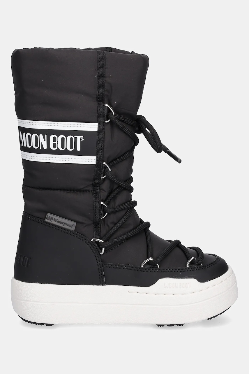 Детские сапоги Moon Boot MB JR PARK TUBE LACE WP цвет чёрный 80D3440130 Детские сапоги Moon Boot MB JR PARK TUBE LACE WP цвет чёрный 80D3440130