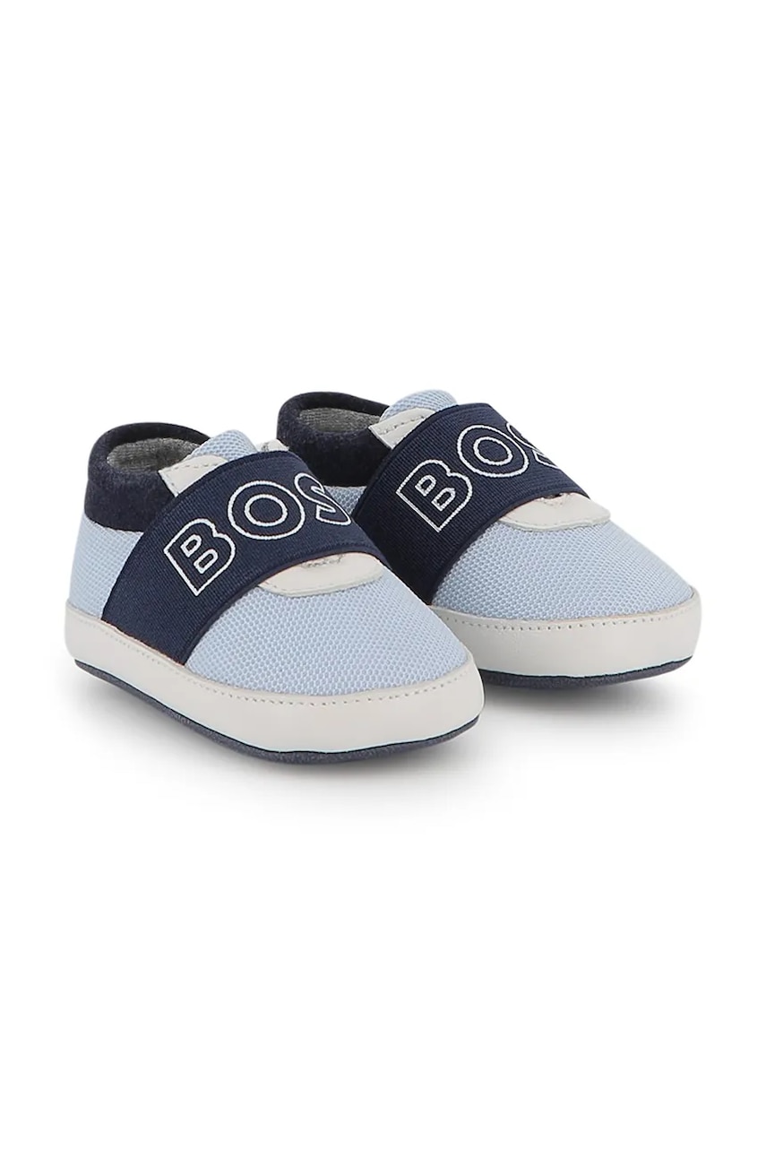 BOSS pantofi pentru bebeluși culoarea bleumarin, J52589