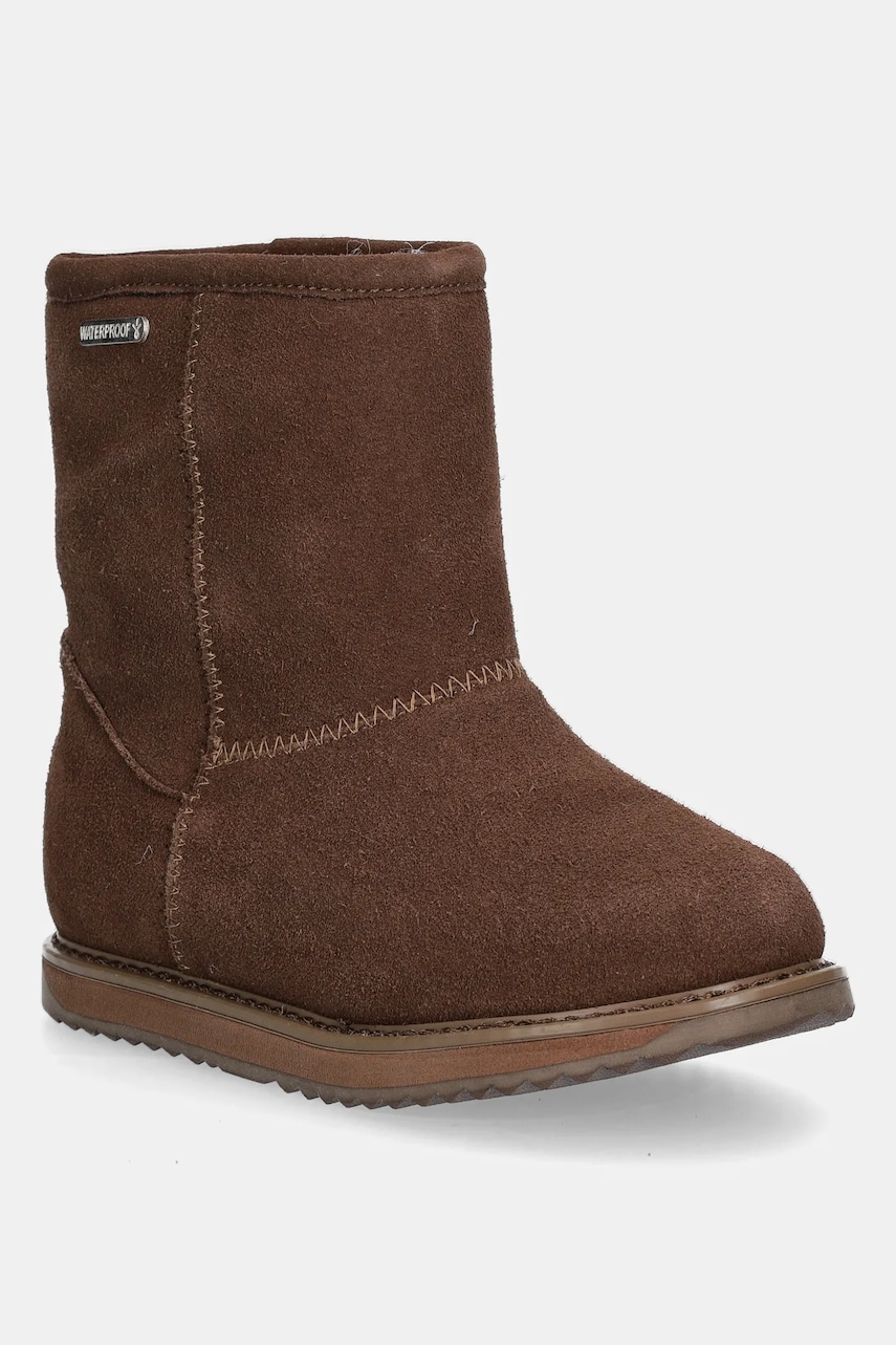 Emu Australia cizme de zăpadă din piele întoarsă Brumby Lo 2.0 culoarea maro, K13225