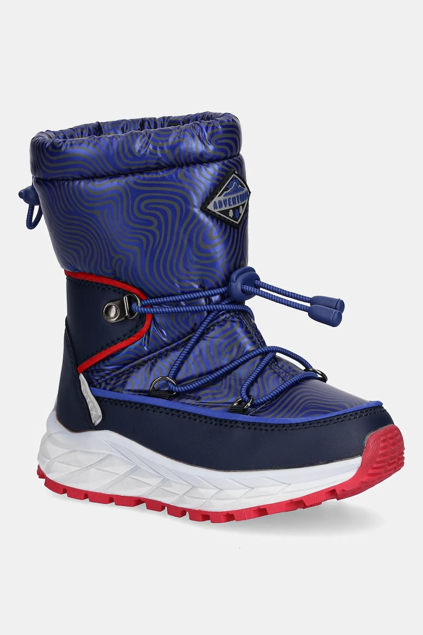 Garvalin cizme de iarnă copii culoarea bleumarin, 251846