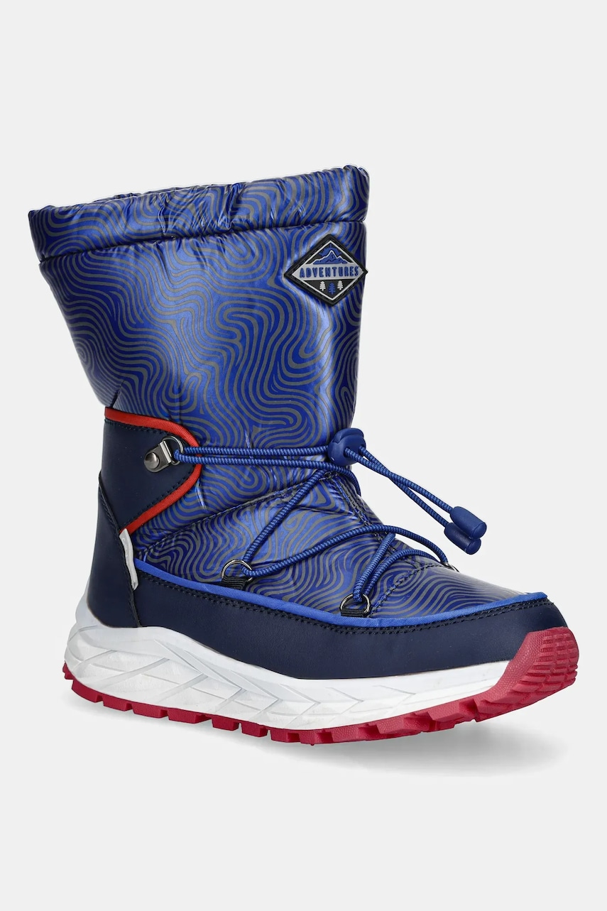 Garvalin cizme de iarnă copii culoarea bleumarin, 251846