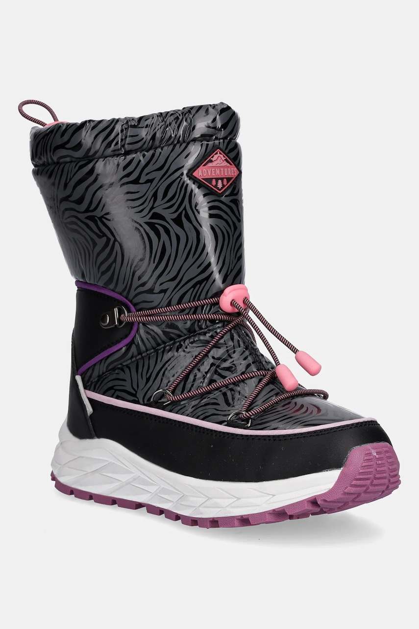 Garvalin cizme de iarnă copii culoarea negru, 251846