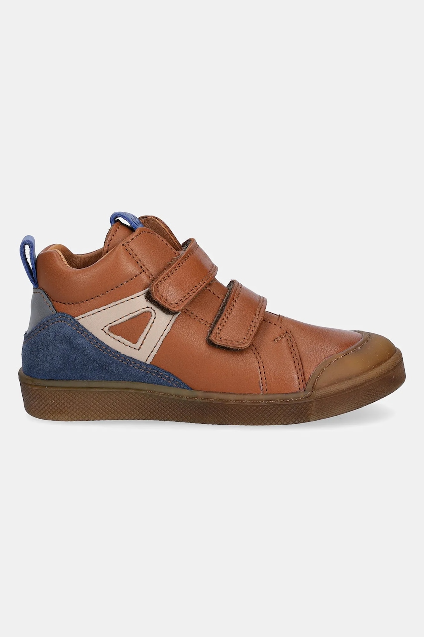 Детские кожаные полуботинки Froddo ROSARIO HIGH-TOP цвет коричневый G2110134 Детские кожаные полуботинки Froddo ROSARIO HIGH-TOP цвет коричневый G2110134