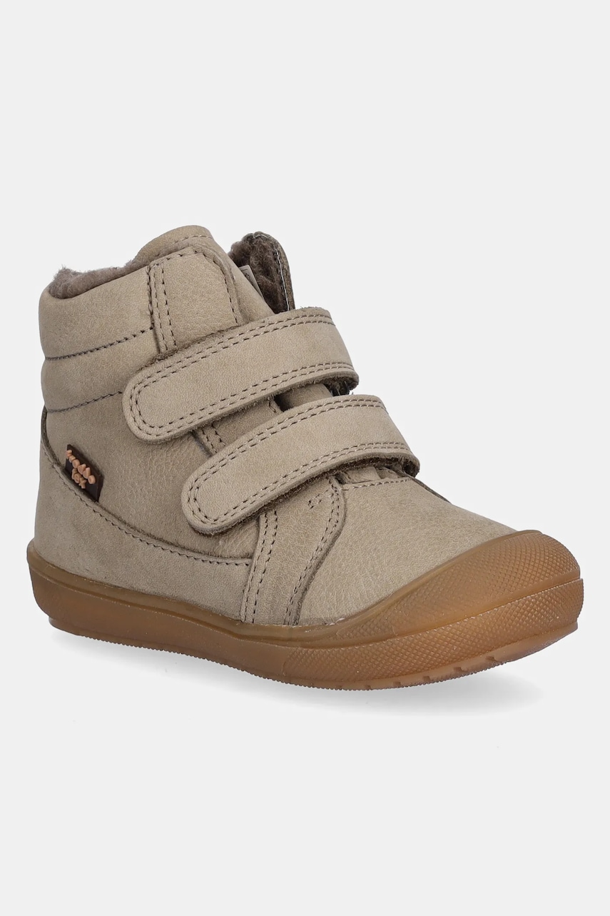 Froddo pantofi de iarnă din nubuc pentru copii OLLIE WOOL TEX culoarea bej, G2110138