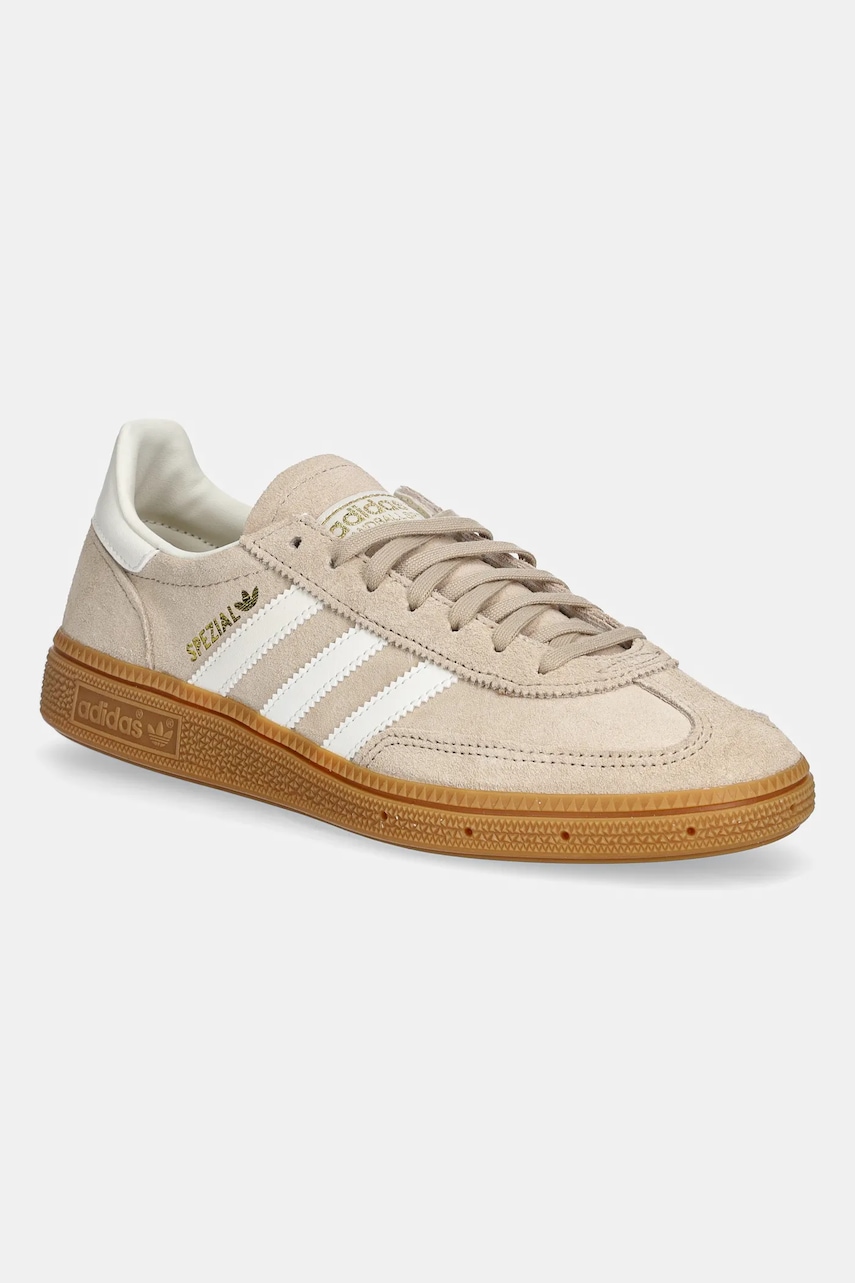 adidas Originals sneakers din piele întoarsă HANDBALL SPEZIAL culoarea bej, JP8238