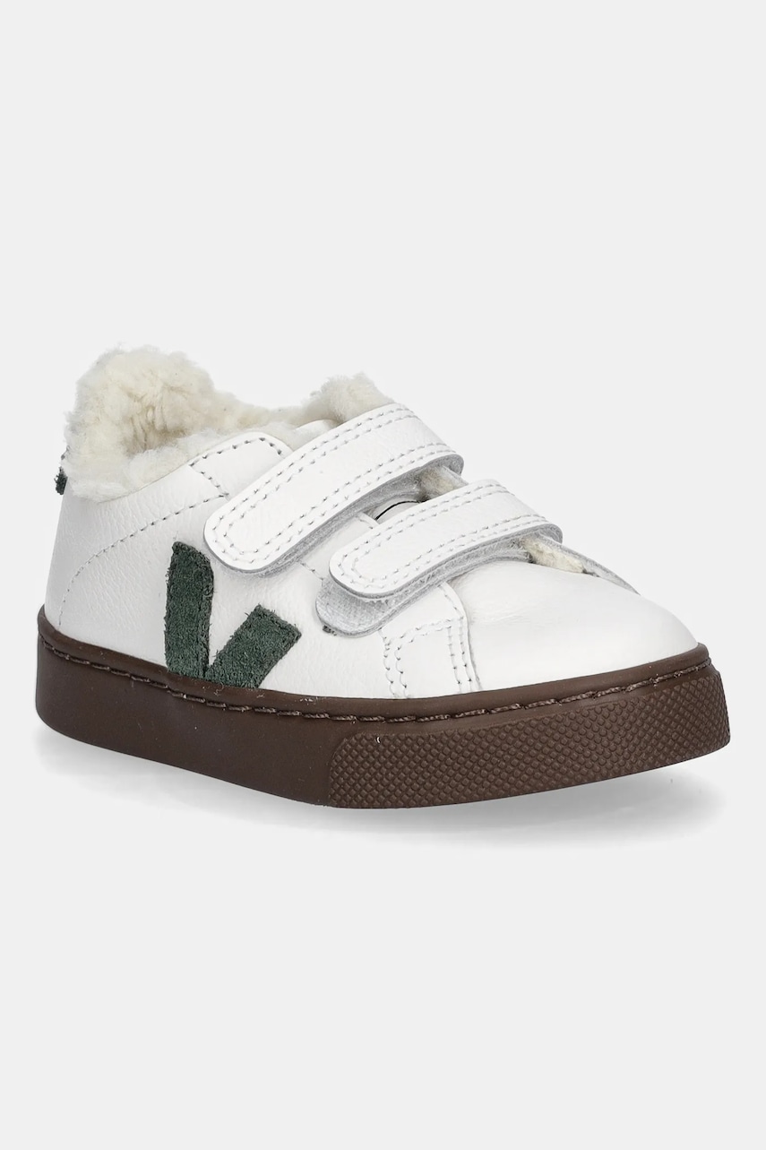 Veja tenisi din piele pentru copii Small Esplar Winter culoarea alb, SF0520982
