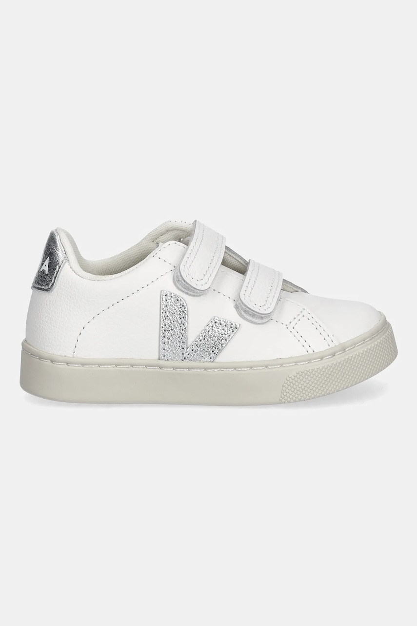 Детские кожаные кеды Veja Small Esplar цвет белый SV0520956 Детские кожаные кеды Veja Small Esplar цвет белый SV0520956