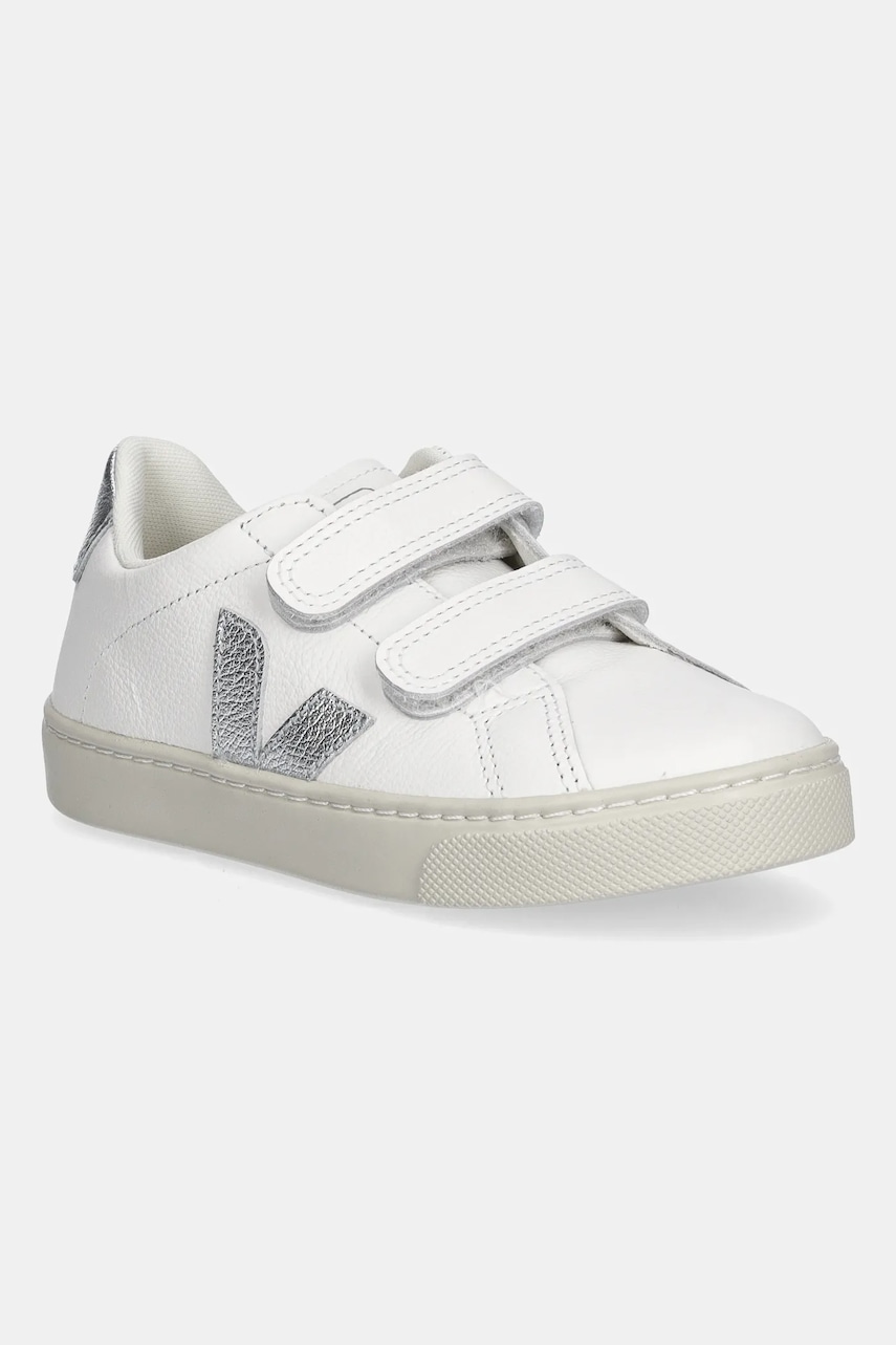 Veja teniși din piele copii Small Esplar culoarea alb, SV0520956