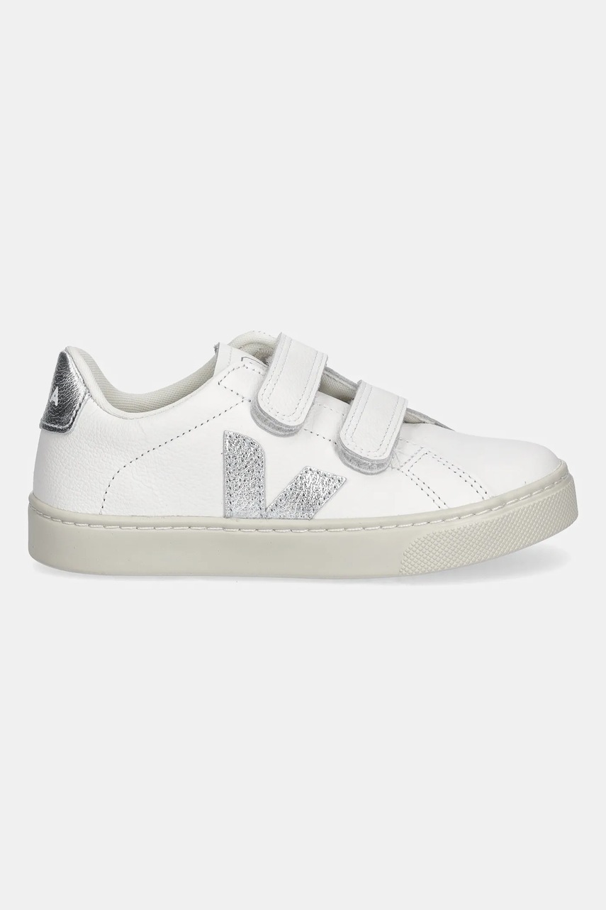 Детские кожаные кроссовки Veja Small Esplar цвет белый SV0520956 Детские кожаные кроссовки Veja Small Esplar цвет белый SV0520956