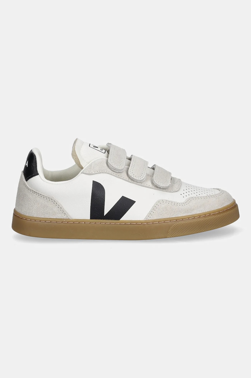 Детские кроссовки Veja Small V-90 цвет бежевый SX2021006 Детские кроссовки Veja Small V-90 цвет бежевый SX2021006