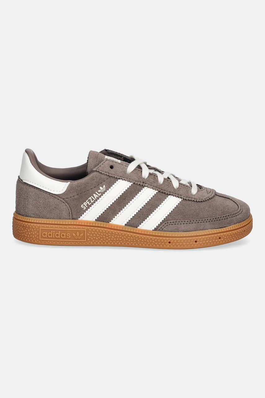 Детские кроссовки adidas Originals HANDBALL SPEZIAL цвет коричневый KI3943 Детские кроссовки adidas Originals HANDBALL SPEZIAL цвет коричневый KI3943