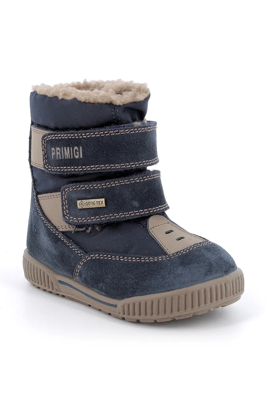 Primigi ghete de iarnă pentru copii din piele culoarea bleumarin, PRIGT 88611