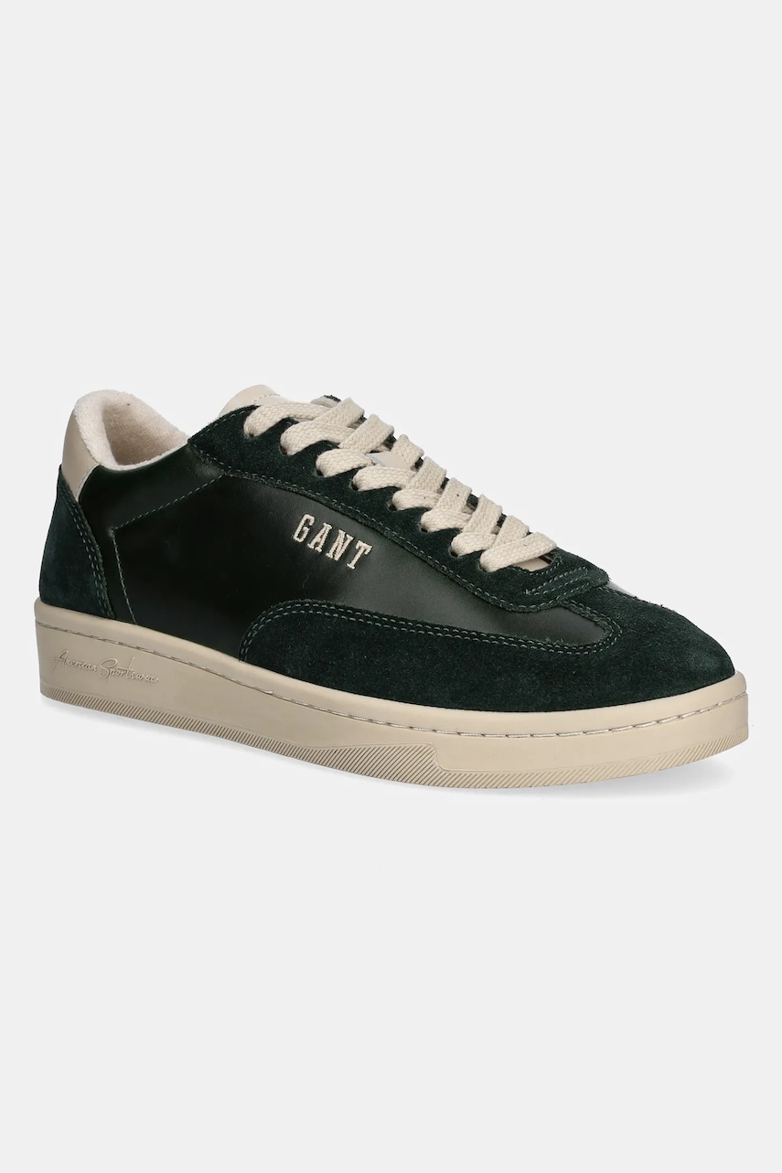 Gant sneakers din piele Prepus culoarea verde, 31631026