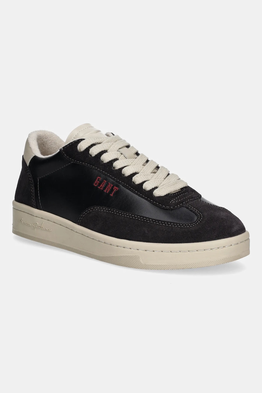 Gant sneakers din piele Prepus culoarea maro, 31631026