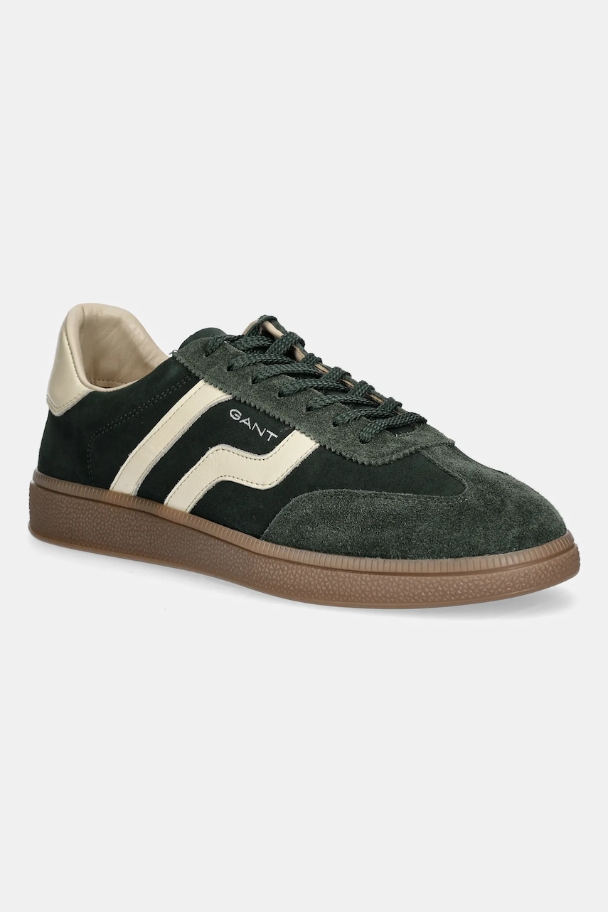 Gant sneakers din piele întoarsă Cuzmo culoarea verde, 31633011
