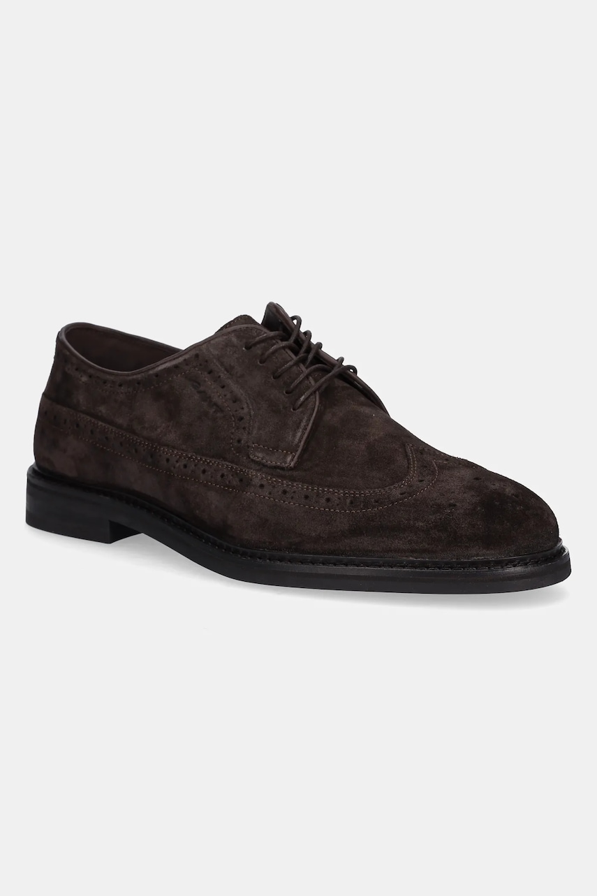 Gant pantofi de piele întoarsă Bidford culoarea maro, 31633146