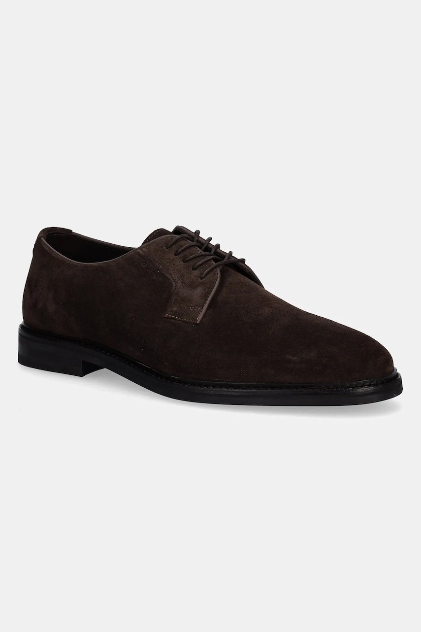 Gant pantofi de piele întoarsă Bidford culoarea maro, 31633727
