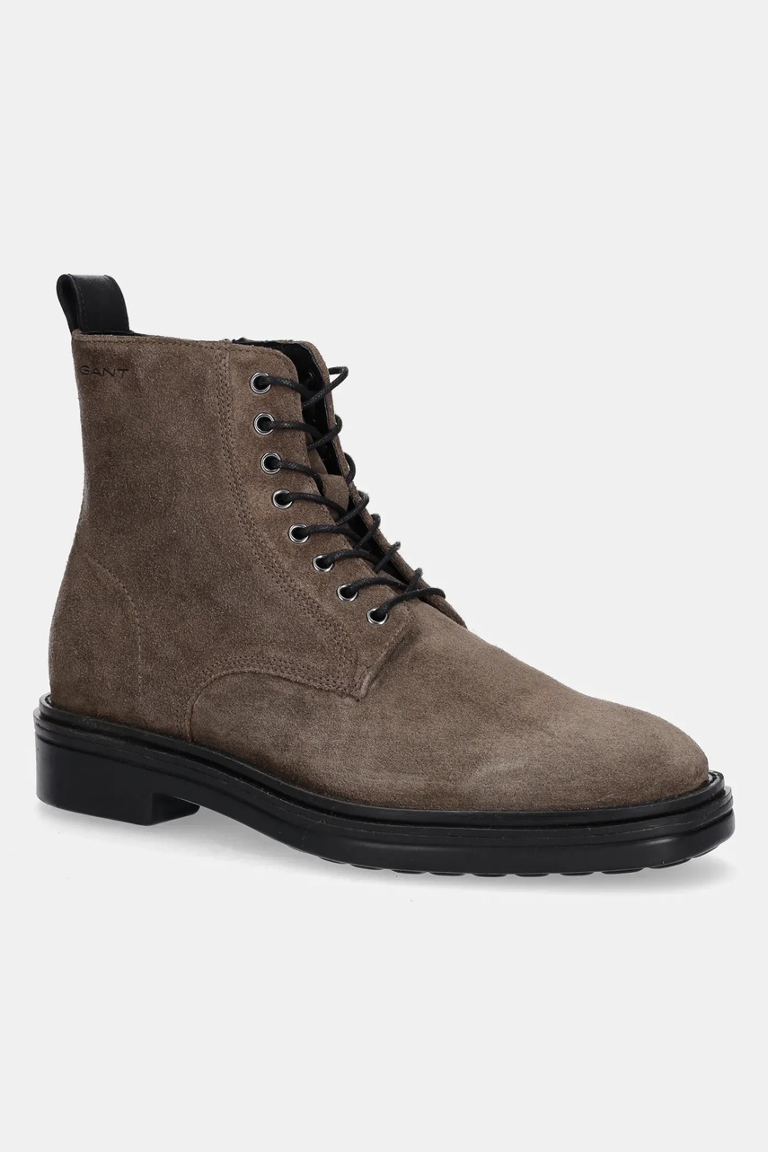 Gant pantofi de piele întoarsă Boggar culoarea maro, 31643135