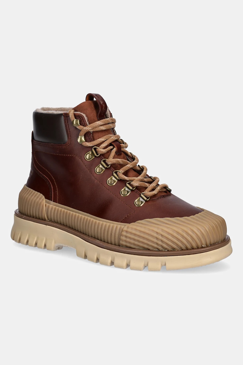 Gant bocanci de piele Nebrada culoarea maro, 31641108